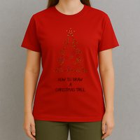 How To Draw A Christmas Tree T-Shirt
