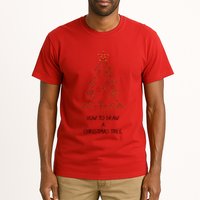How To Draw A Christmas Tree Tall T-Shirt