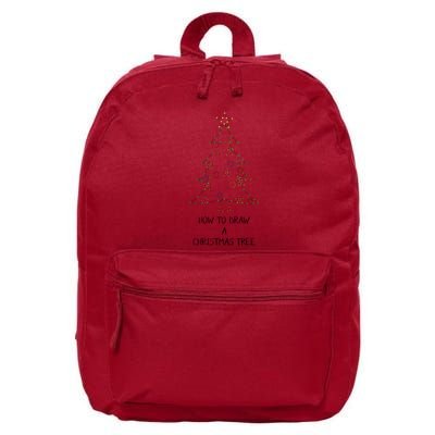 How To Draw A Christmas Tree 16 in Basic Backpack