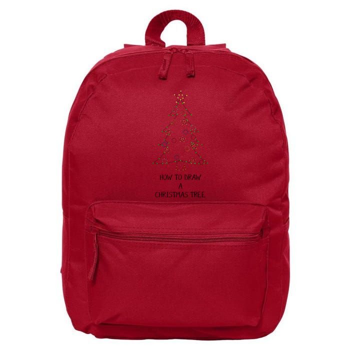 How To Draw A Christmas Tree 16 in Basic Backpack