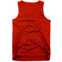 How To Draw A Christmas Tree Tank Top