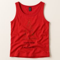 How To Draw A Christmas Tree Tank Top