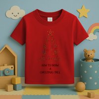 How To Draw A Christmas Tree Toddler T-Shirt