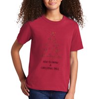 How To Draw A Christmas Tree Kids T-Shirt