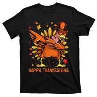 Happy Thanksgiving Dabbing Turkey Day Pilgrim T-Shirt