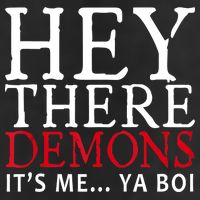 Hey There Demons It's Me Ya Boy Funny Golf Towel