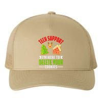 Here To Delete Your Cookies Funny Tech Support Christmas Yupoong Adult 5-Panel Trucker Hat