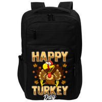 Happy Turkey Day Shirt Thanksgiving Day Holiday Gift Impact Tech Backpack