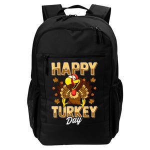 Happy Turkey Day Shirt Thanksgiving Day Holiday Gift Daily Commute Backpack