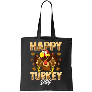 Happy Turkey Day Shirt Thanksgiving Day Holiday Gift Tote Bag