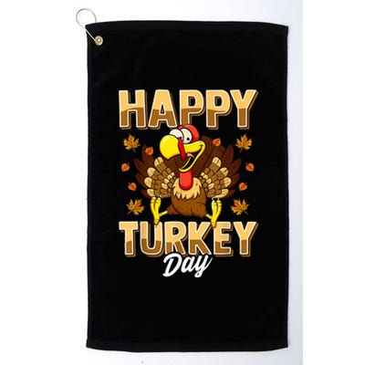 Happy Turkey Day Shirt Thanksgiving Day Holiday Gift Platinum Collection Golf Towel