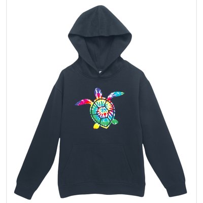 Hawaiian Tie Dye Sea Turtle Cute Sea Turtle Lover Men Women Urban Pullover Hoodie