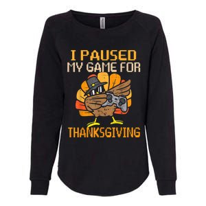 Happy Thanksgiving Dabbing Gamer Turkey Gift Womens California Wash Sweatshirt