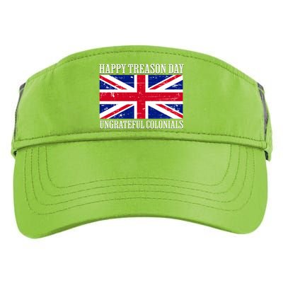 Happy Treason Day Ungrateful Colonials Adult Drive Performance Visor