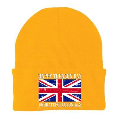 Happy Treason Day Ungrateful Colonials Knit Cap Winter Beanie