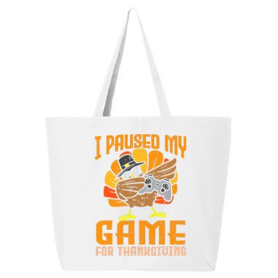 Happy Thanksgiving Dabbing Gamer Turkey 25L Jumbo Tote