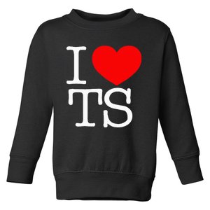 Heart-shaped TS Design Toddler Sweatshirt