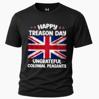 Happy Treason Day Ungrateful Colonial Peasants 4th Of July Cooling Performance Crew T-Shirt
