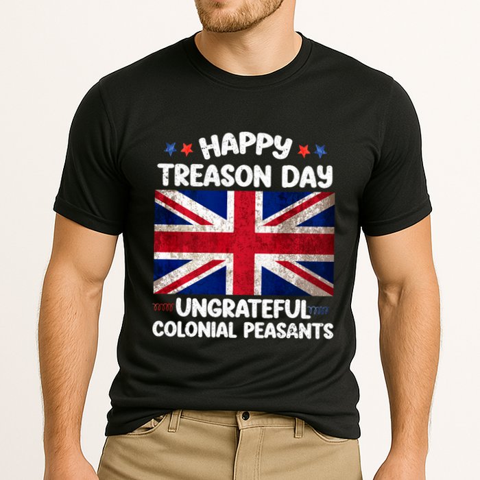 Happy Treason Day Ungrateful Colonial Peasants 4th Of July Cooling Performance Crew T-Shirt