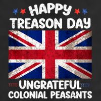 Happy Treason Day Ungrateful Colonial Peasants 4th Of July Adult Drive Performance Visor