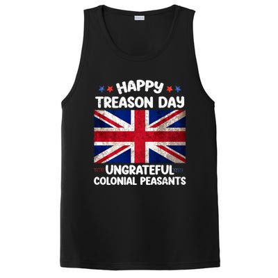 Happy Treason Day Ungrateful Colonial Peasants 4th Of July PosiCharge Competitor Tank