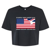 Happy Treason Day Ungrateful Colonials Bella+Canvas Jersey Crop Tee