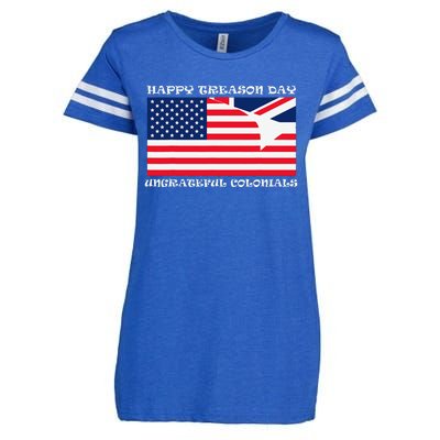 Happy Treason Day Ungrateful Colonials Enza Ladies Jersey Football T-Shirt