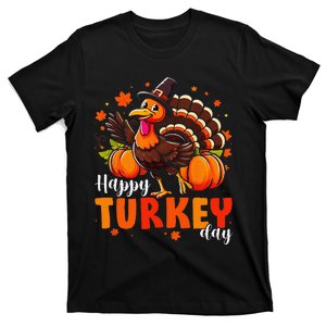 Happy Turkey Day Fall Autumn Thanksgiving T-Shirt