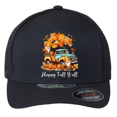 Happy Thanksgiving Dabbing Turkey Day  Flexfit Unipanel Trucker Cap