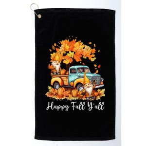 Happy Thanksgiving Dabbing Turkey Day  Platinum Collection Golf Towel