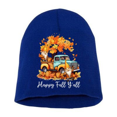 Happy Thanksgiving Dabbing Turkey Day  Short Acrylic Beanie