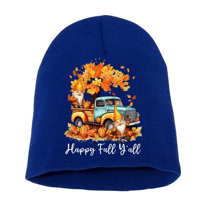 Happy Thanksgiving Dabbing Turkey Day  Short Acrylic Beanie