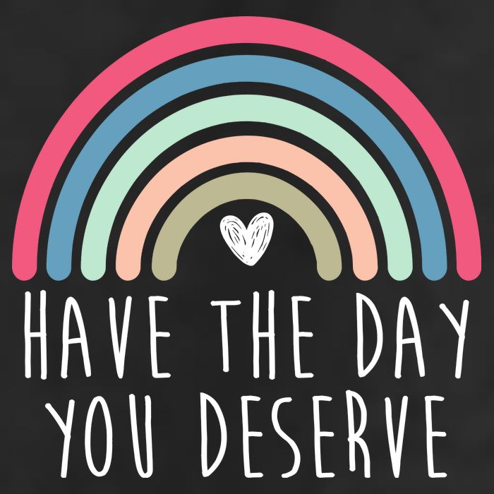 Have The Day You Deserve Golf Towel