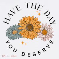Have The Day You Deserve Button