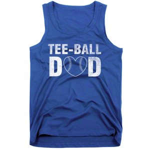 Humor Tball Dad Tmeaningful Giftball Dad Tee Ball Daddy Sport Fathers Gift Tank Top