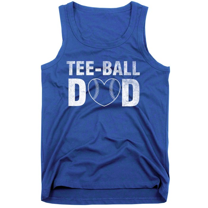 Humor Tball Dad Tmeaningful Giftball Dad Tee Ball Daddy Sport Fathers Gift Tank Top