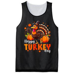 Happy Turkey Day Women Fall Autumn Thanksgiving Mesh Reversible Basketball Jersey Tank