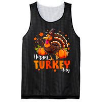 Happy Turkey Day Women Fall Autumn Thanksgiving Mesh Reversible Basketball Jersey Tank