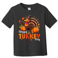 Happy Turkey Day Women Fall Autumn Thanksgiving Toddler T-Shirt