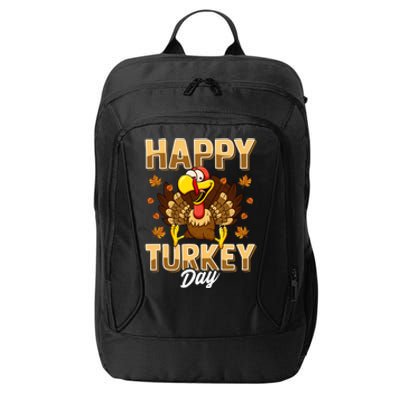 Happy Turkey Day Gift Thanksgiving Day Gift Holiday Gift City Backpack