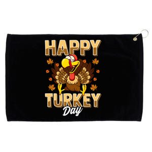 Happy Turkey Day Gift Thanksgiving Day Gift Holiday Gift Grommeted Golf Towel