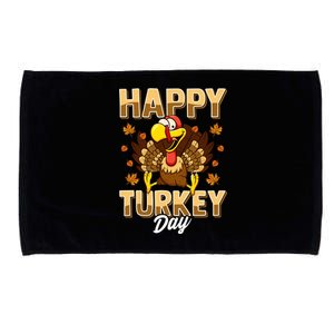 Happy Turkey Day Gift Thanksgiving Day Gift Holiday Gift Microfiber Hand Towel