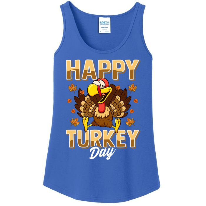 Happy Turkey Day Gift Thanksgiving Day Gift Holiday Gift Ladies Essential Tank