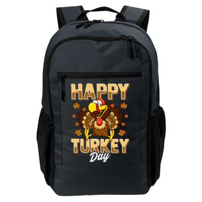 Happy Turkey Day Gift Thanksgiving Day Gift Holiday Gift Daily Commute Backpack