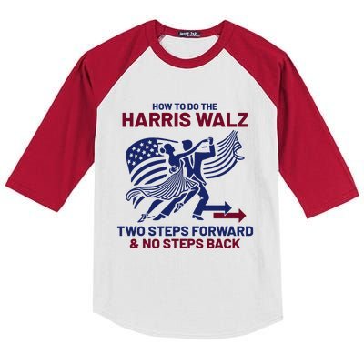 How To Do The Harris Walz Two Steps Forward And No Steps Back Kids Colorblock Raglan Jersey