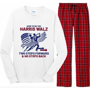 How To Do The Harris Walz Two Steps Forward And No Steps Back Long Sleeve Pajama Set