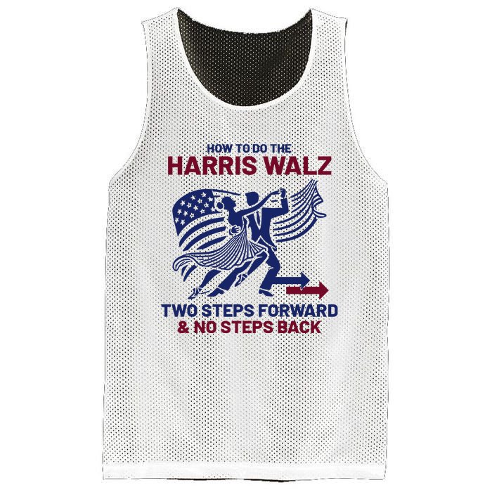 How To Do The Harris Walz Two Steps Forward And No Steps Back Mesh Reversible Basketball Jersey Tank