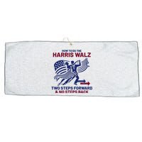 How To Do The Harris Walz Two Steps Forward And No Steps Back Large Microfiber Waffle Golf Towel