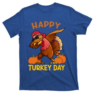 Happy Turkey Day Dabbing Turkey Thanksgiving Day Gift T-Shirt