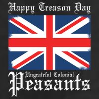Happy Treason Day Ungrateful Colonial Peasants 4th Of July 25L Jumbo Tote